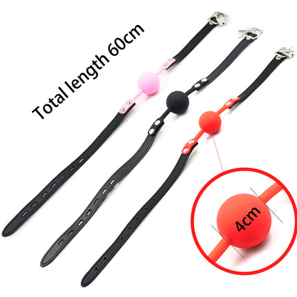 Soft Silicone Gag Ball Sex Toys High Quality Open Mouth Gag BDSM Bondage Mouth Ball Woman Couples Adult Sex Games Erotic Toys