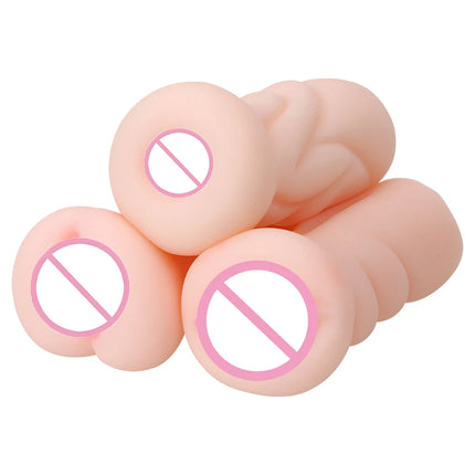 Classic Silicone Male Masturbator Artificial Mouth Anal Vaginal For Men 18 Penis Pump Glans Sucker Real Pussy Sex Toys Erotic