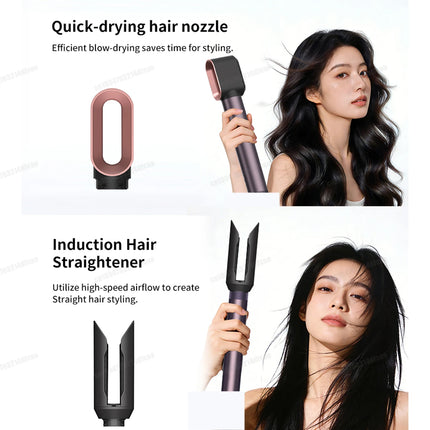 SenCiciMen Auto Curling Multi Hair Styler Curling Iron Hair Hot Air Brush Curling Barrel Hair Dryer Salon Professional Curl Hair