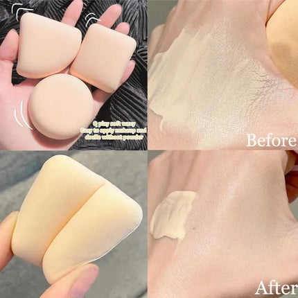 1/5/10PCS Triangle Makeup Sponge Dry Wet Dual Use Soft Cotton Candy Puff for Foundation,Air Cushion & Powder