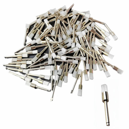 JUMTOP 100Pcs Dental Prophy Brushes Polishing Polisher Disposable Latch Type Prophylaxis Brushes Used for Stain Removal