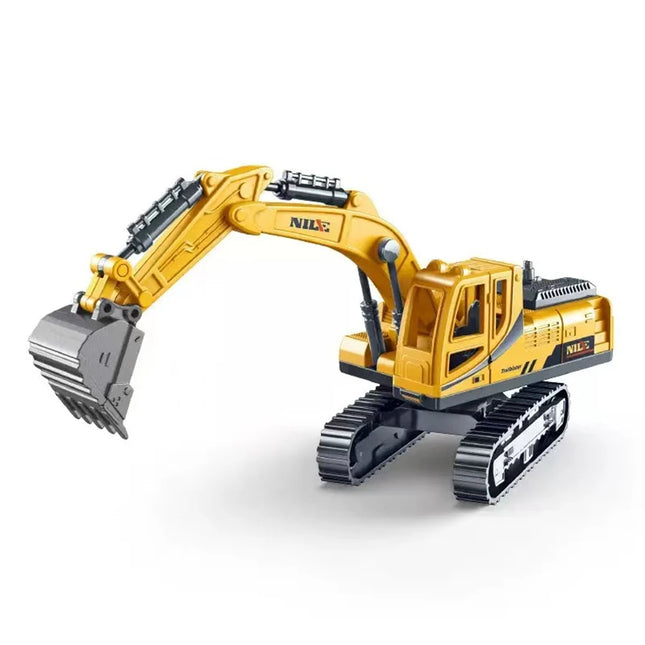 1pc excavator quality new type of inertial excavation car engineering car  party supplies children education toys boys and girl