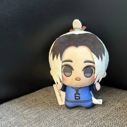10cm Blue Lock Anime Game Plush Toy KeyChain Pendant Backpack Charm  Creative Birthday Gift Figure Doll