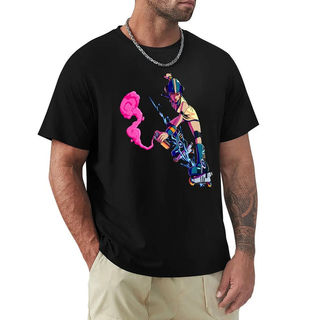 Jet Set Radio Merch T-Shirt hippie clothes blanks plus sizes black t-shirts for men