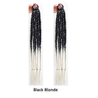 2pcs black blonde