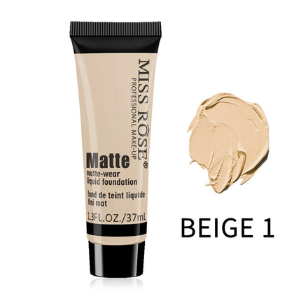 Matte Liquid Foundation Concealer BB Cream Silky Moisturizing Long-wearing Face Contouring Brighten Skin Tone Makeup Waterproof