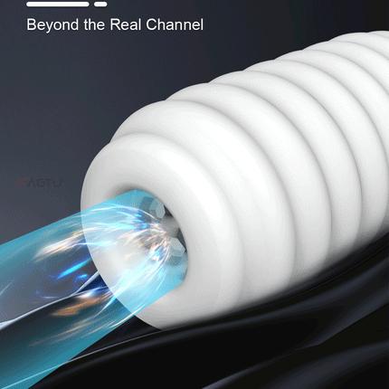 Manual Sucking Extrusion Male Masturbators, Portable Transparent Pocket Pussy Stroker Vagina Textured Blowjob Machine Toys Penis