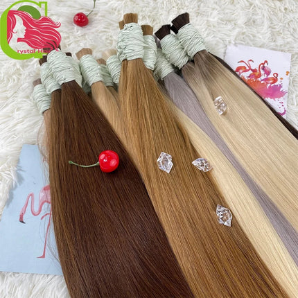 Soft Vietnamese Human Hair Weaves 100% Remy Extensions Bundles Natural Straight For Women 18-30Inch