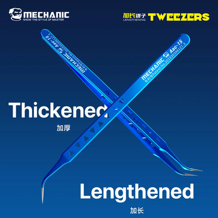 MECHANIC Aac-14 /15 Stainless Steel Tweezers for Phone Repair  Precision 8 Hole Heat Dissipation Flying Wire Spot Welding Clip