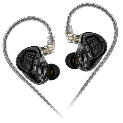KZ ZAR Hybrid Driver In-ear Monitor 1DD + 7BA HiFi Headphones 2Pin Wired Headphones Music DJ Headphones Sports Gaming Earbud