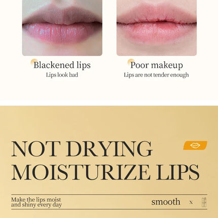 BIOAOUA Vitamin E Honey Lip Balm Moisturizing Anti Cracking Nourishing Nourishing Lipstick Lips Skin Care Products