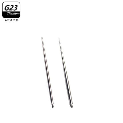 1/10PCS G23 Titanium Puncture Needle Guide Belly Lip Ear Eyebrow Tools Insertion Pin Taper Piercing Stretching Tool Accessory