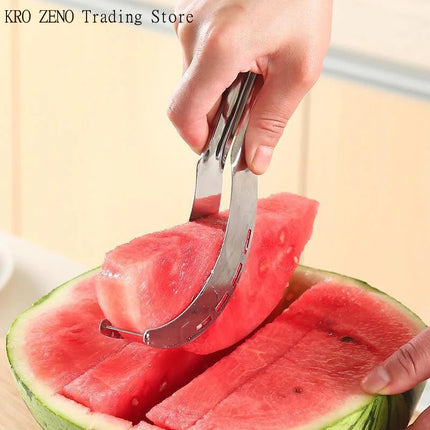Stainless Steel Windmill Watermelon Cutter Artifact Salad Fruit Slicer Cutter Tool Watermelon Digger Kitchen Accessories Gadgets