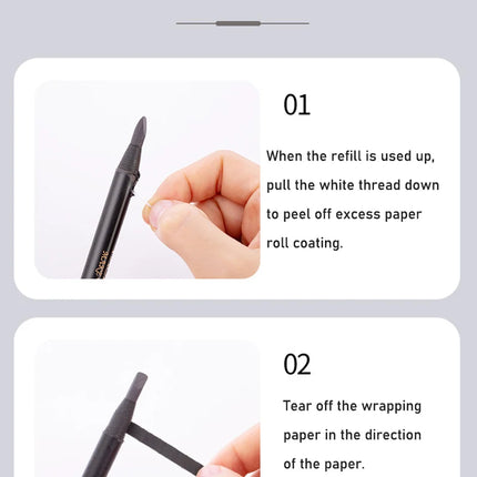 HAOZHUANG  Waterproof Long Lasting Eyebrow Pencils with Soft Brush Eyebrows Makeup Tool Permanent Makeup Tattoo Accessories