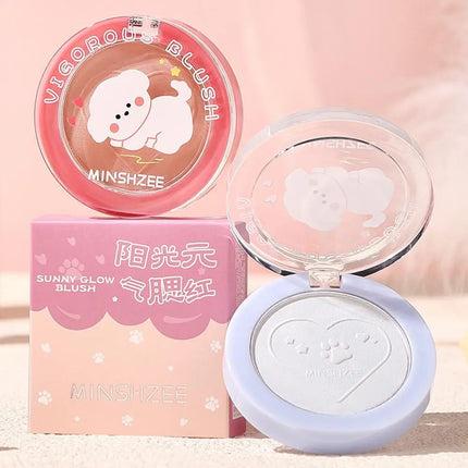 Monochrome Blush Whitening Matte Cosmetics Vitality Girl Nude Makeup Natural Smudge Monochrome Blush Plate