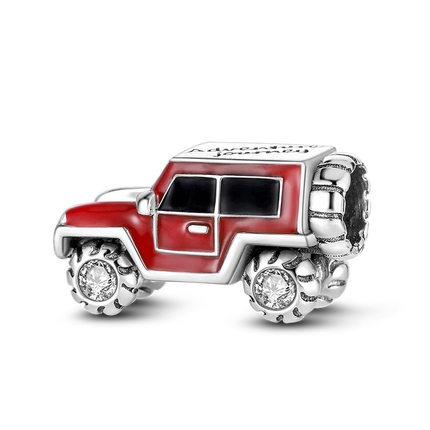 Charms Plata De Ley 925 Red Color Series Charm Red Elephant Animal Fruit Beads of Original Fits Women Anniversary Jewelry Charms