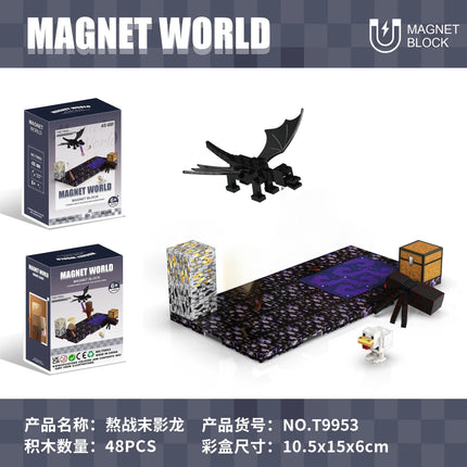 Building Blocks Zoo Magnetic World Series Educational Puzzle Toys for Boys & Girls Children's Playset gift