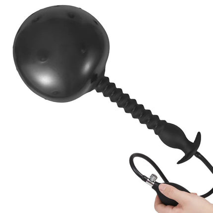 Gas Charging Ass Orgasmic Dilatation Inflatable Anal Beads Plug Speculum Buttplug Prostate Stimulator Anus Masturbador Masculino