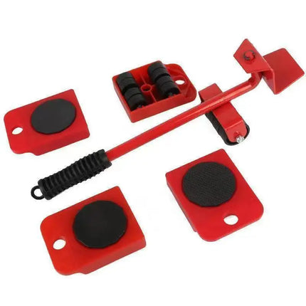 2/4/5Pcs Heavy‑Duty Multi‑Purpose Furniture Moving Rollers Easy‑Glide Lifting & Shifting Tools for Household Items