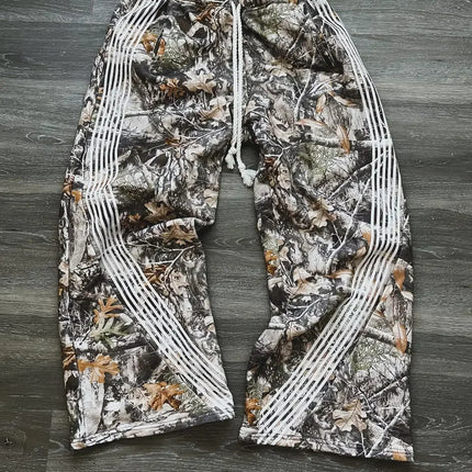 Hip Hop Yu-Gi-Oh Y2k Pants Baggy Sweatpants Men Elastic Waist American Streetwear Vintage Joggings Casual Pants Men Clothing