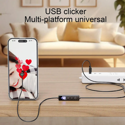 1pc Automatic Phone Screen Clicker Simulated Finger Clicking Tapper Silent Click Physical Tapper For Game Assistance Tasks