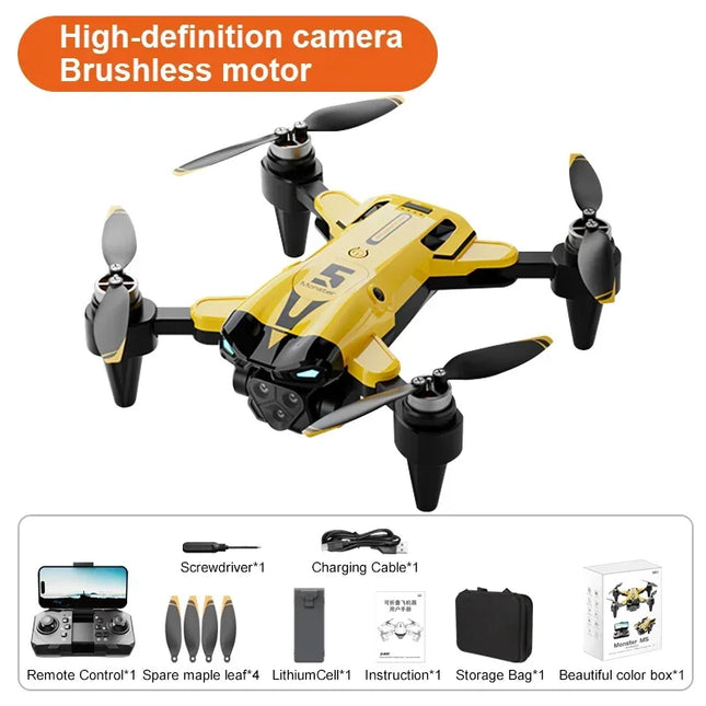 M5 Rc Drone 8K Dron Professional Quadcopter Fpv Wifi Drones with Camera Racing Remote Controlled Helicopters Airplane Toys Boys