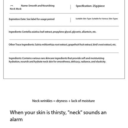 10pcs BIOAQUA Anti-wrinkles Neck Mask Moisturizing Brightening Firming skincare Collagen Neck Masks Korean Skin Care Products