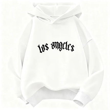 Fashion Los Angeles Letter Printed Hoodie Kids Children's Sweatshirt Hoody for Boys Girls Autumn Spring Casual Hoodies