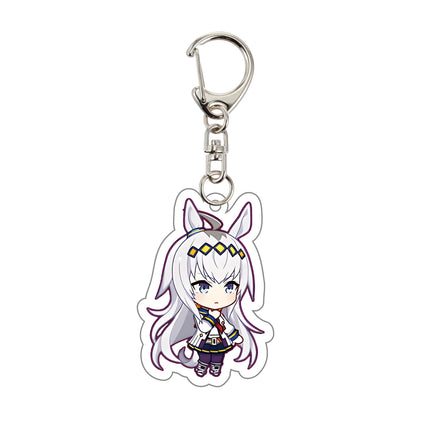 Fans gifts Anime keychains Acrylic Stand Ornaments Uma Musume Pretty Derby Oguri Cap Silence Suzuka Agnes Tachyon Clear Bliss