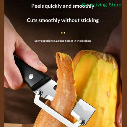 [CL]1PC Stainless Steel Kitchen Multi-Purpose Tool Flat Edge Peeler Potato Peeler Slicer Knife Watermelon/Melon Grater[CL]
