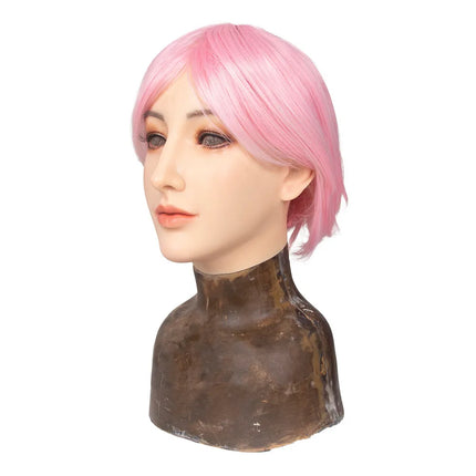 High-Quality Silicone Face Masks Crossdresser Fake Faces Drag Queen Stage Performance Cosplay Crossdressing Sissy Transgender