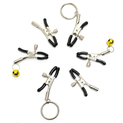 1Pairs Flirting Sex Toys Of Metal Fantasy Nipple Clamp with Chain For Men Women Bdsm Bondage Breast Massage Clip Erotic Products