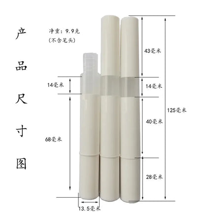10-100pcs3ml Empty Rotary Pen Eye Cream Lip GlossTooth Whitening Liquid Foundation Eyelash Nail Polish Bottle Cosmetic Container