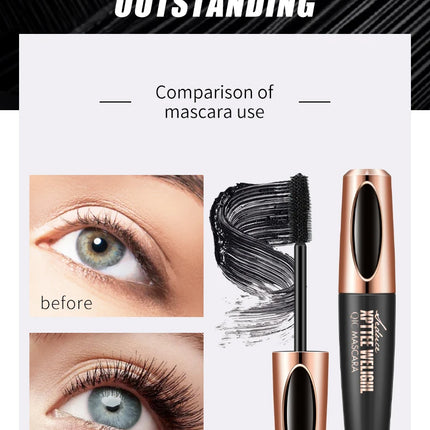 Liquid Eyeliner Pencil 4D Waterproof Mascara Set Cosmetics Eye Liner Thick Curling Mascara Eyebrow Pencil Eyes Makeup