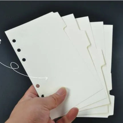 A4 B5 A5 A6 A7 Loose Leaf Notebook Refill Spiral Binder Inner Page Grid Blank Line Diary Agenda PlannerSchool Stationery