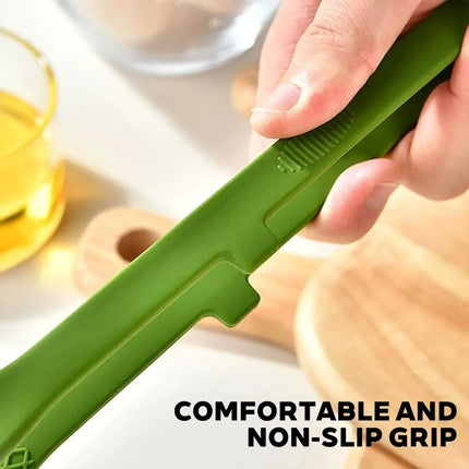Silicone Food Toast Tongs Trivet Tongs Non-slip Heat Resistant BBQ Salad Cooking Serving Clamp Steak Pasta Clip For Kitchen 2026