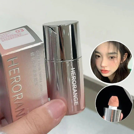 Liquid Blusher Tanned Jello Color Powder Rendering Moisturizing Longlasting Beauty Expands Contracts Cheek Face BlushMakeup