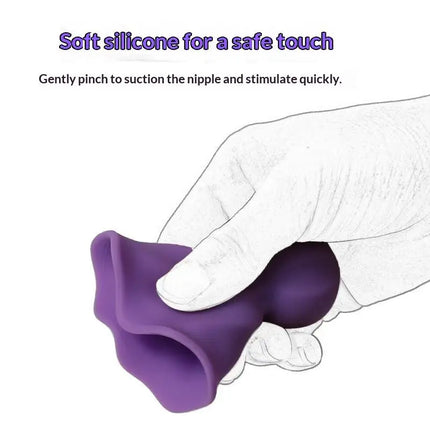 1Pair Nipple Sucker G Spot Stimulator Suction Cup Breast Massager Clitoris No Vibrator Sex Toy for Women Couples