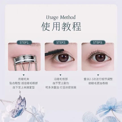Flower Knows Butterfly Cloud Shoulder Series Mascara 3.2ml Eyelash Lengthening Mascara Waterproof Beauty Cosmetics