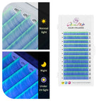 UV Blue Green / D / 0.07mm|8-14mm MIX