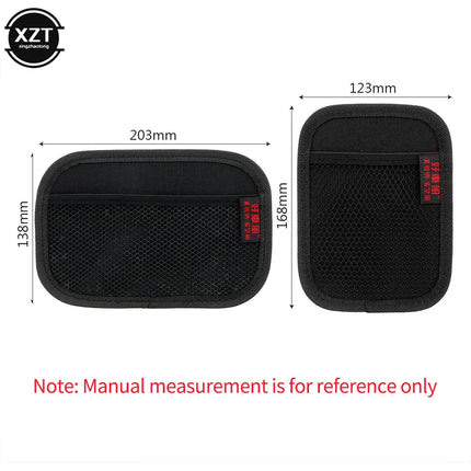 Car Storage Net Pocket Multi-use Leather Oxford Fabric Mesh Bag Auto Interior Phones Coins Cards Keys Organizer Stowing Tidying