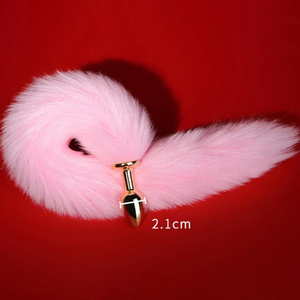 Anal Plug Metal Sexy Foxtail Anal Plug Role-play Sex Toy Male And Female Anal Plug Adult Game