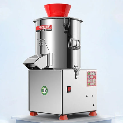 Food Cutter Commercial Electric Vegetable Shredder Particle Vegetable Trapping Machine Breeding and Feeding Chicken 750W