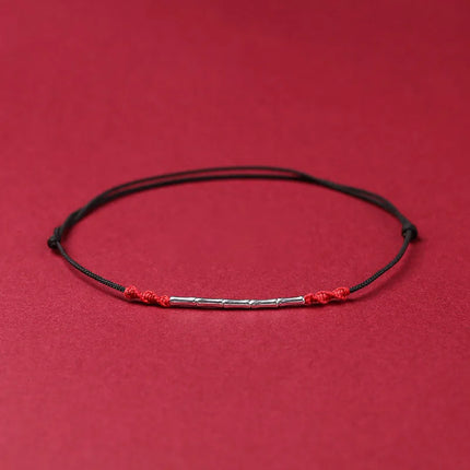 PANJBJ 925 Silver Color Mosubi Zircon Anklet For Women Girl Simplicity Retro Exquisite Jewelry Birthday Gift Dropshipping