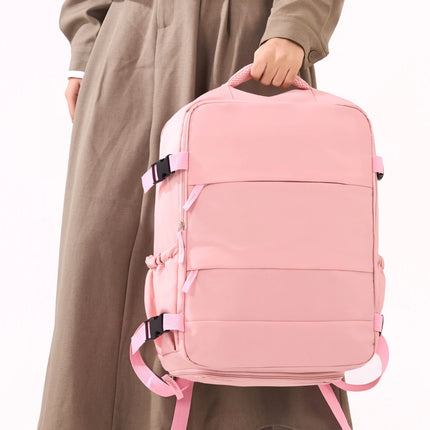 Cross-Border Travel Backpack for Men and Women, Large Capacity Shoe Compartment Luggage Bag, Computer Business Bag, Student School Bag, Commuting Bag