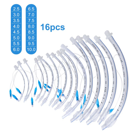 Disposable Sterile PVC Endotracheal Tube 2.5mm-13mm Size With Cuffed High Volume Low Pressure Cuff X-Ray Visible Line