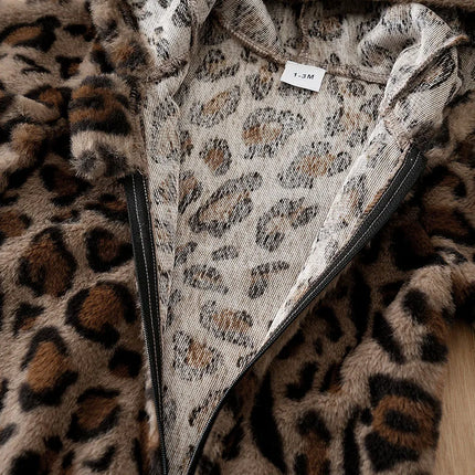 Autumn leopard print brown Clothes Toddler Jumpsuit Costume Boy Girl Baby Infant Outfit Clothes Toddler Jumpsuit Costume Romper