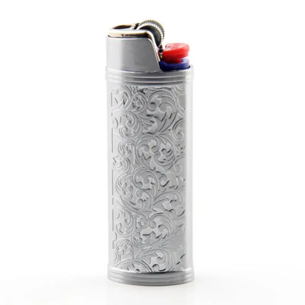 Metal Cowboy Boot Lighter Case for Standard BIC J6 Cute Cat Eyes Rhinotone Embroided Case Sleeve Durable Zinc Alloy Shell