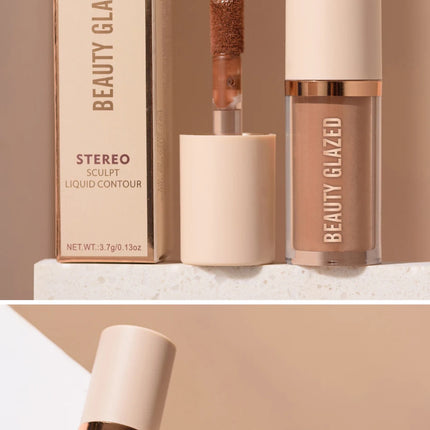 BEAUTY GLAZED Liquid Contour Natural Weightless Long-wearing Smudgeproof Bronzer Face Cosmetics