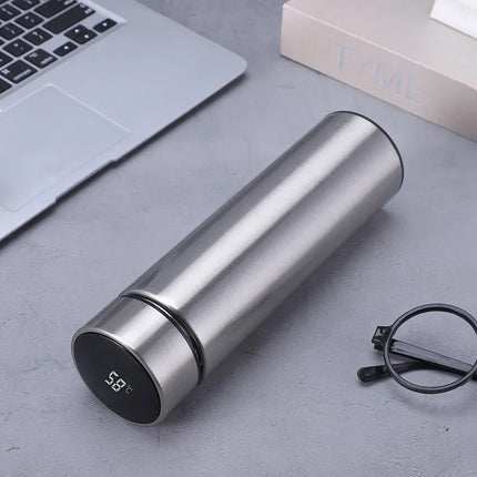500ML Temperature Display Thermos Cup Stainless Steel Divided Thermos Bottle Outdoor Vacuum Insulated Cup Father's Day Gift
